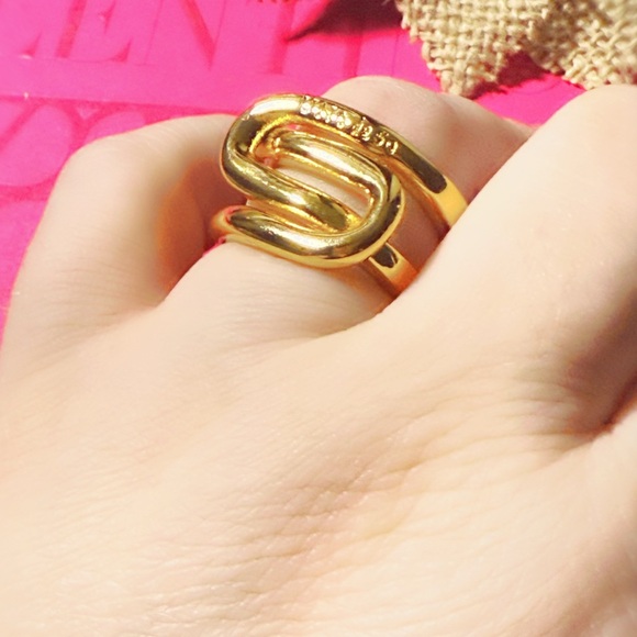 Uno De 50 Gold-Plated Ring 98$